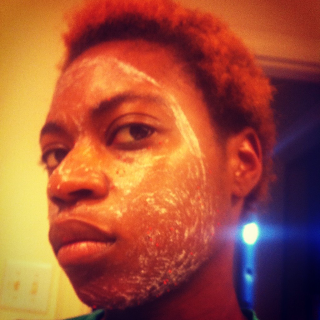 LoudPen (Me) using Beautisol's Exscrub Me Citrus Face Wash (Photo by LoudPen)