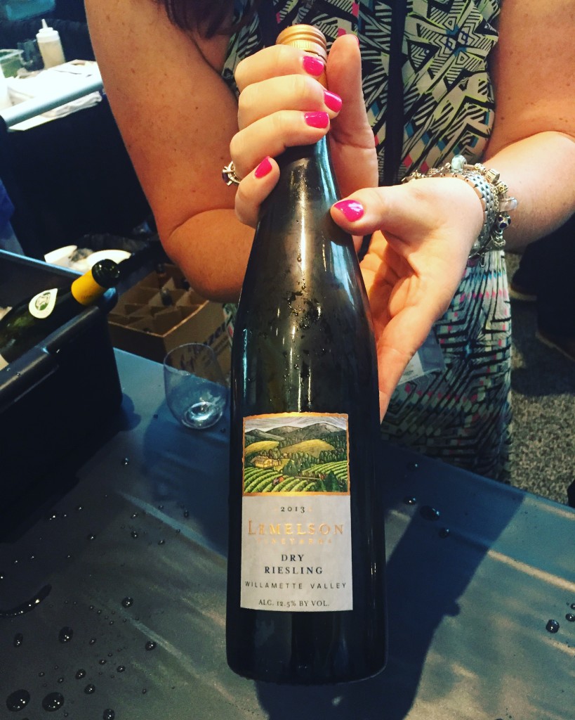 Lemelson Riesling at Ft Worth Food + Wine Festival (Image by LoudPen)