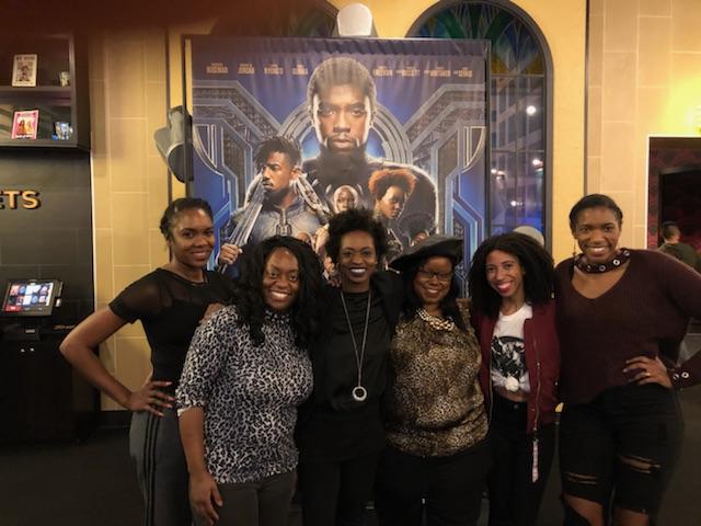 Pen's Flicks: Black Panther #BadPennies: Tiffany Giles, Melissa Necey, LoudPen, Michelle Nelson, Milana Davis, and Taylor Mosley