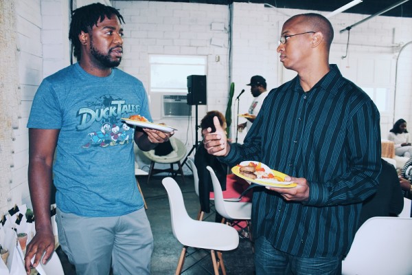 DeMarcus Mitchell and Chef Chris at #MP3 Photo by LoudPen