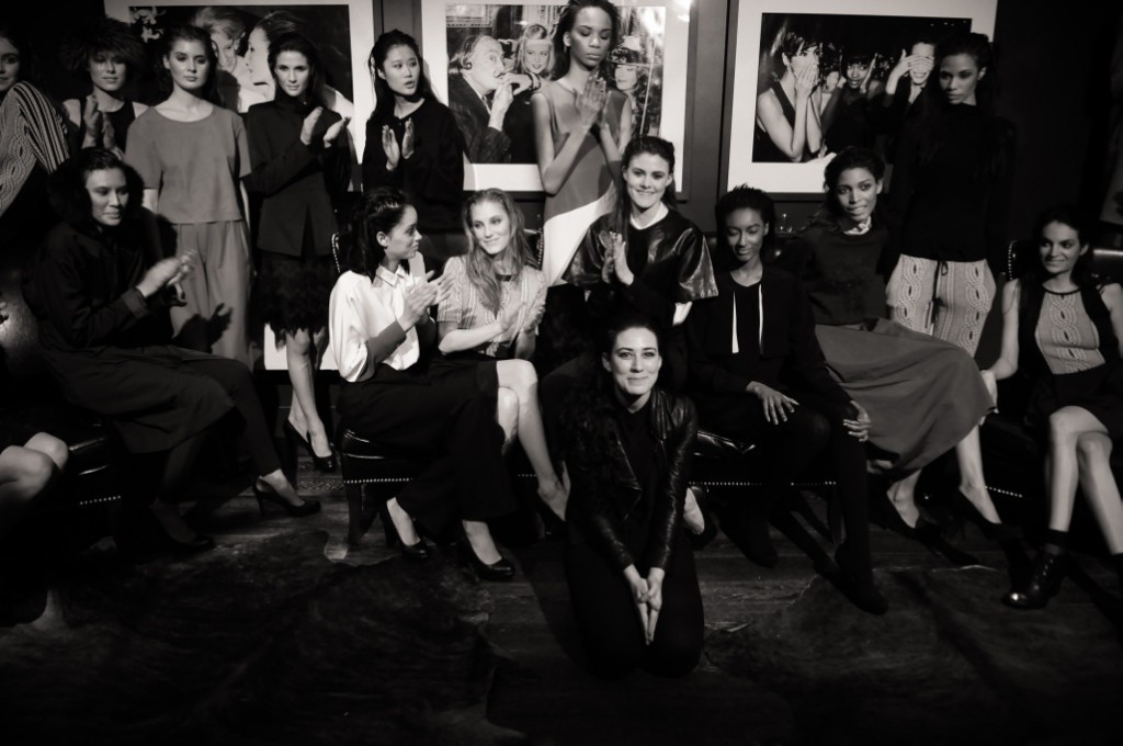 Daniella Kallmeyer and models at the F/W 2013 Presentation Images Courtesy of Omen PR 