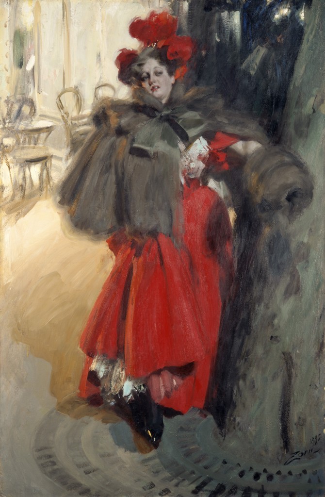 A portrait by Anders Zorn from "Anders Zorn: A European Artist Seduces America" at the Isabella Gardner Museum