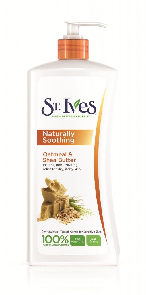 St. Ives Oatmeal & Shea Butter Body Lotion.
