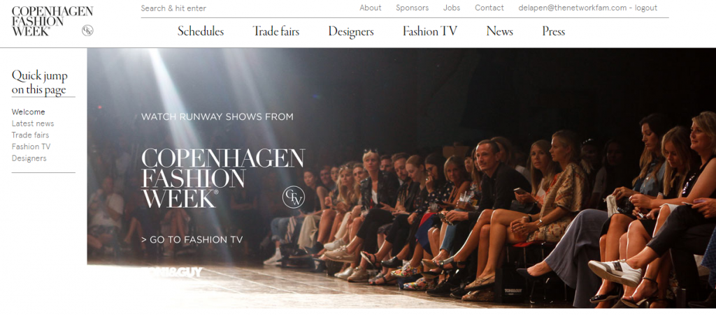 Copenhagen Fashion Week (Image from Copenhagenfashionweek.com)