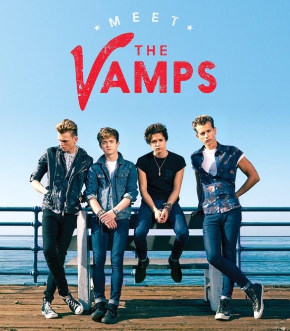 The Vamps on their Meet The Vamps Album Cover