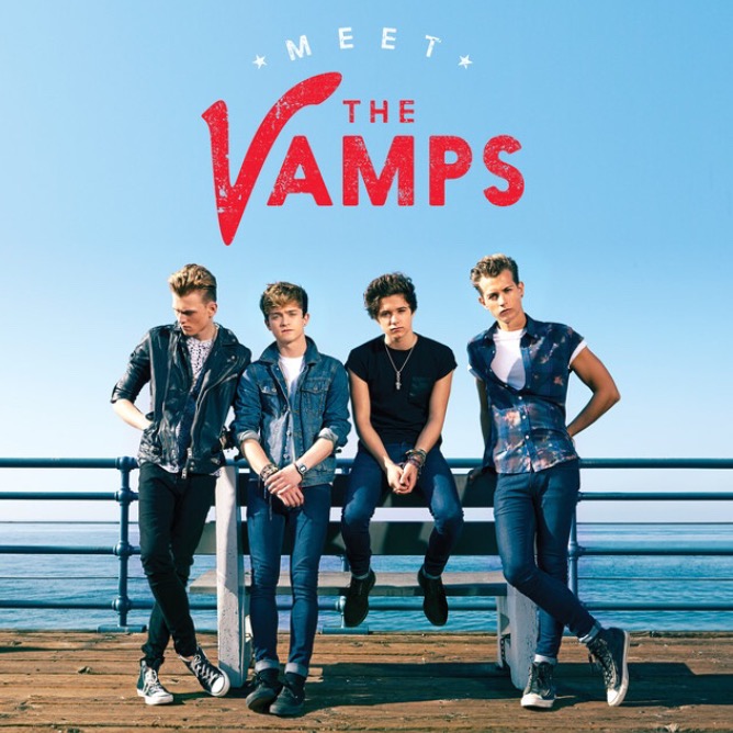 The Vamps on their Meet The Vamps Album Cover