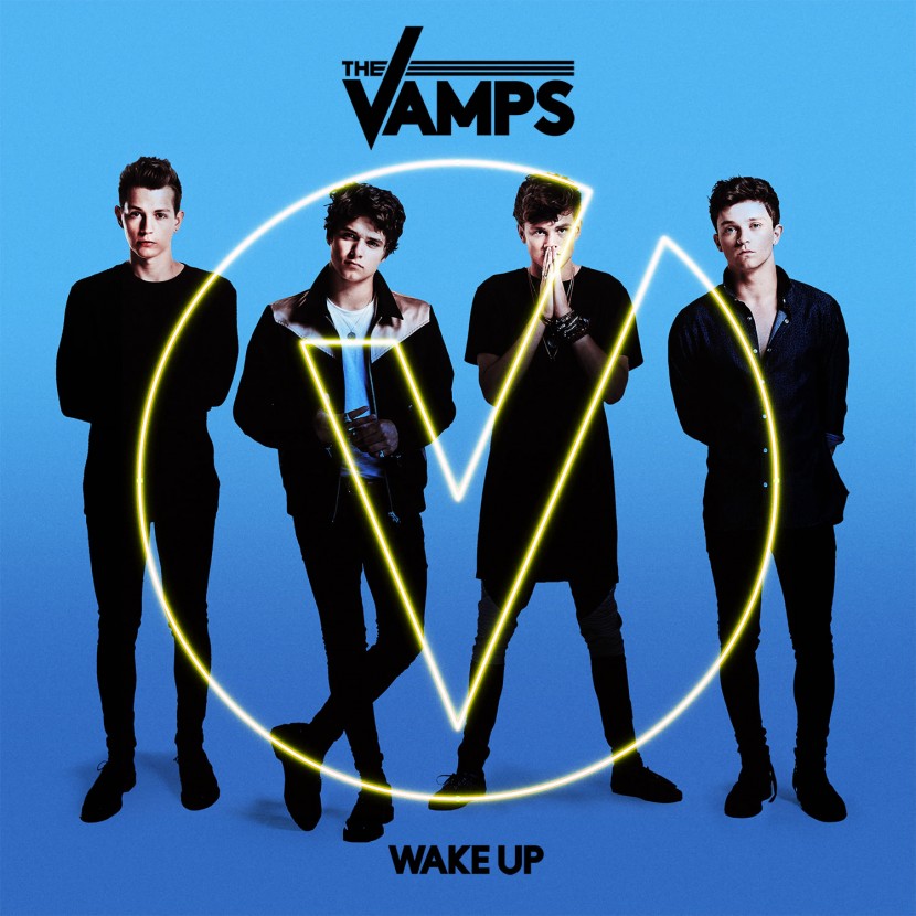 The Vamps on their Wake Up Album Cover