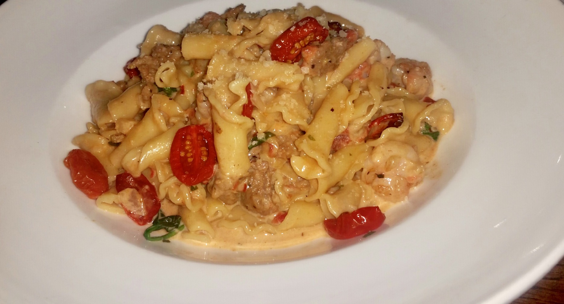 Shrimp Campanelle at Cooper's Hawk (Image by Chris Francois)