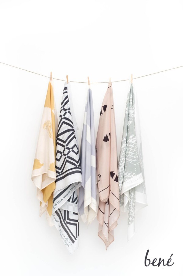 Bene` (Image courtesy of Michelle Blue and Sasha Matthews of Bene Scarves)