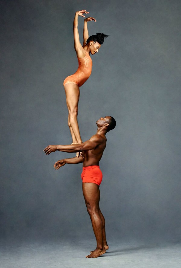 Alvin Ailey American Dance Theater's Jacqueline Green and Jamar Roberts. Photo by Andrew Eccles
