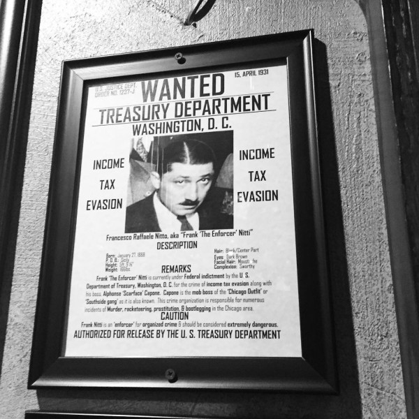 Prohibition Era Gangster Wanted Poster (Image by LoudPen)