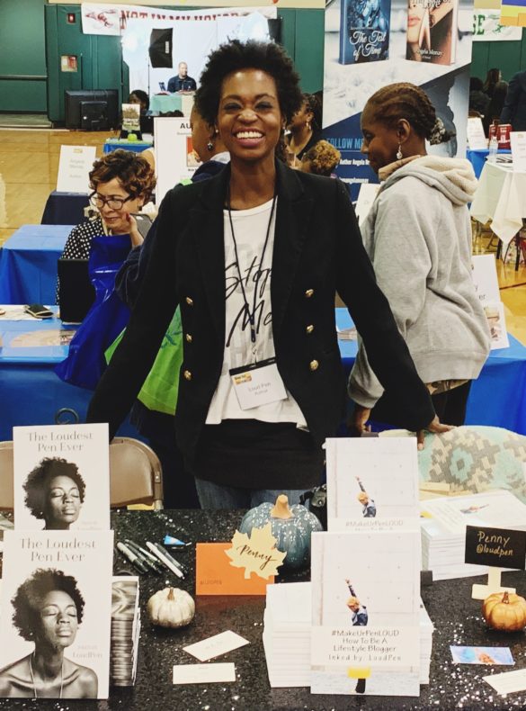 LoudPen, Author and CEO of ISLP at the National Black Book Festival in Houston, Texas