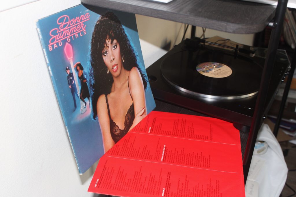 Bad Girls by Donna Summer on Vinyl. Image by LoudPen, CEO of The InkSpot