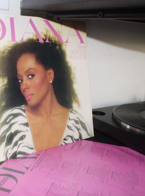 Why Do Fools Fall in Love by Diana Ross on Vinyl. Image by LoudPen, CEO of The InkSpot