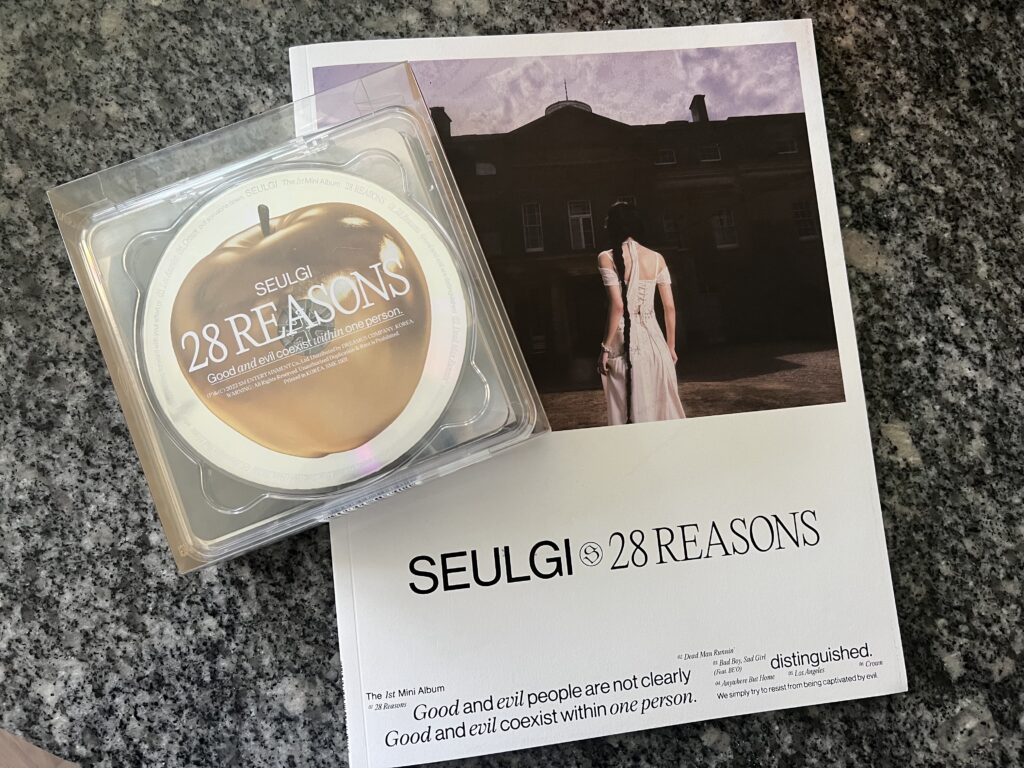 Seulgi 28 Reasons Album Image by LoudPen, CEO of ISLP, The InkSpot, LLC