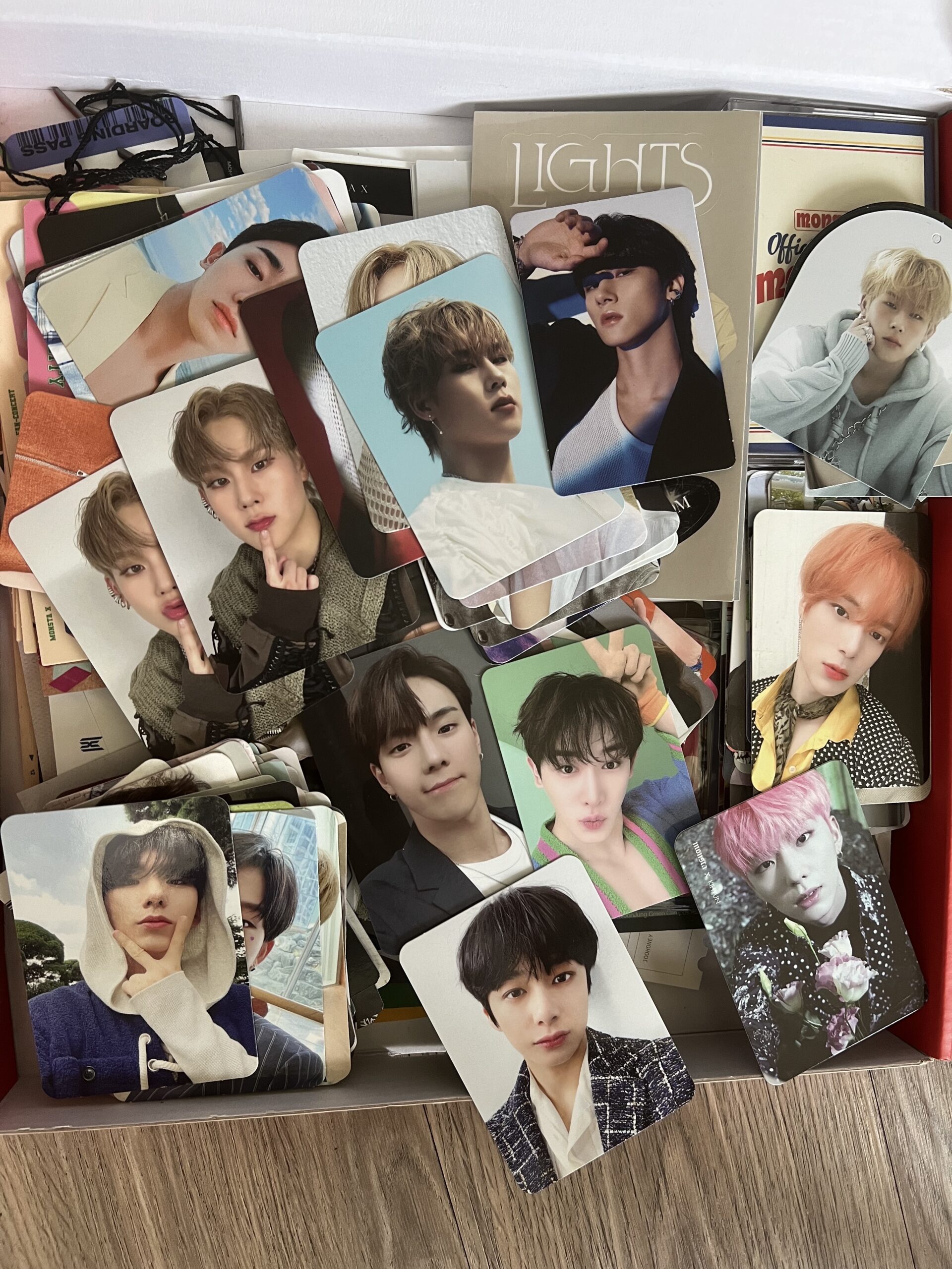 ファッションなデザイン K Penny: My favorite MONSTA X and WONHO Photocards - de la Pen タレントカード